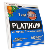Test Pure Platinum 45 minute chewable tablet Test Pure Platinum 45 minute chewable tablet